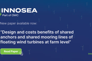 Innosea authors study on shared anchors and moorings in floating wind farms